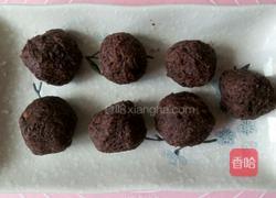 糯米豆沙芝麻球的做法图解3