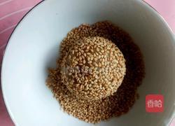糯米豆沙芝麻球的做法图解12