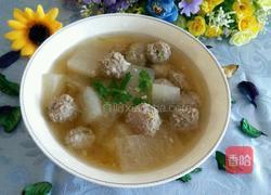 冬瓜汆丸子的做法图解6