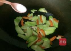 佛水瓜炒肉片的做法图解7