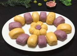 南瓜紫薯馒头