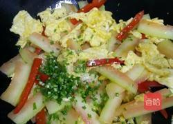 西瓜皮炒鸡蛋的做法图解9