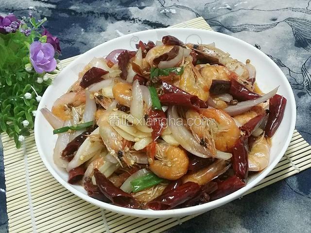 辣椒炒虾