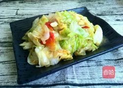 西红柿炒包菜的做法图解10