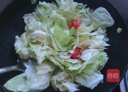 西红柿炒包菜的做法图解6