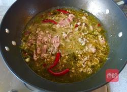 酸汤金针汆肥羊的做法图解7