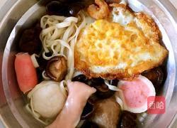 虾仁香菇鸡蛋面的做法图解8