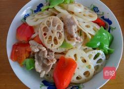 肉片炒藕的做法图解9