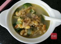 黄瓜豆瓣蛤蜊汤的做法图解9