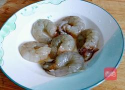 虾炒小白菜的做法图解2