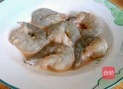 虾炒小白菜的做法图解3