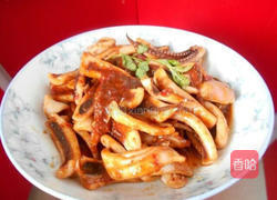 香辣鱿鱼丝的做法图解6