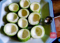 肉末蒸丝瓜的做法图解2