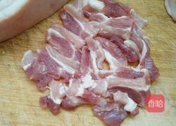 青豆苗炒肉的做法图解2