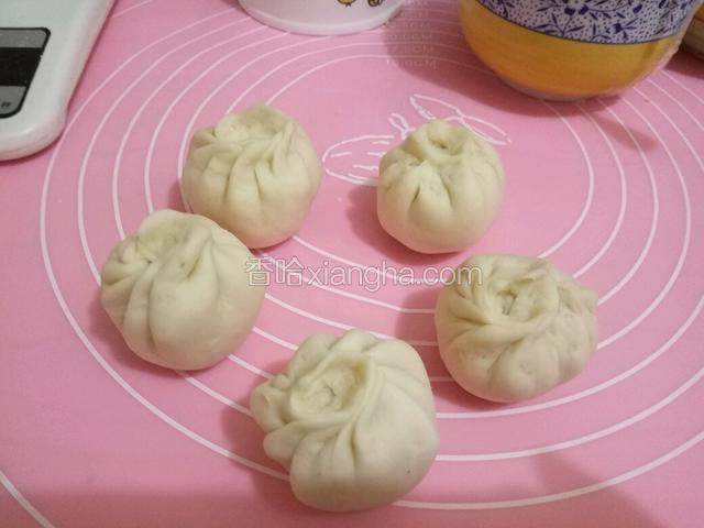 包成小包子的样子