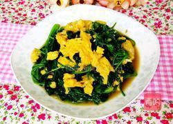 菠菜炒鸡蛋的做法图解8