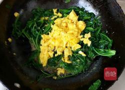 菠菜炒鸡蛋的做法图解7