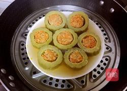 清蒸苦瓜塞肉的做法图解9