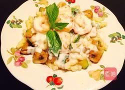 海鲜意面的做法图解11