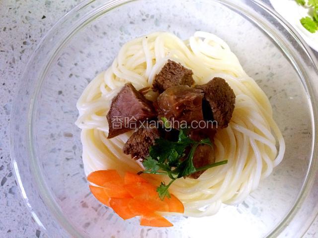牛肉，胡萝卜香菜码好