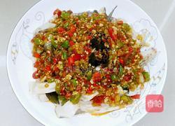 酸辣清蒸鱼的做法图解4