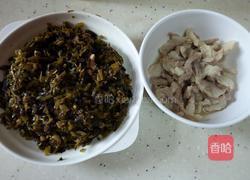 雪菜肉丝面的做法图解3