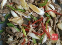 葱爆羊心的做法图解3