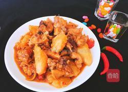 番茄鸡腿炖土豆的做法图解14