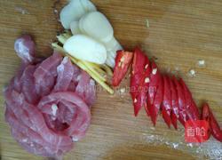 豆角炒肉丝的做法图解2