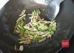 豆角炒肉丝的做法图解5