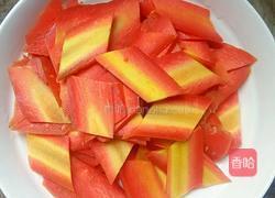 胡萝卜炒肉的做法图解1