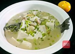 青菱鲫鱼豆腐汤的做法图解18