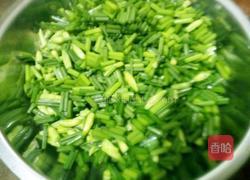 韭苔炒鸡蛋的做法图解2