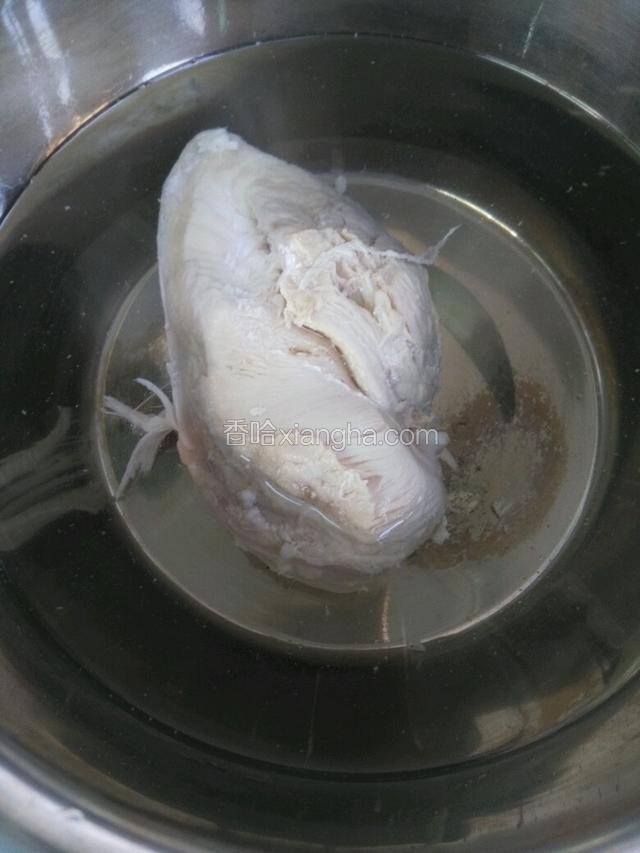 捞出，放入冰开水中