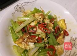 芹菜炒蛋（宝宝篇）的做法图解6