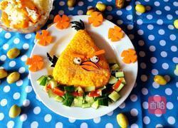 南瓜小鸟饭团的做法图解9