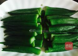 葱香秋葵的做法图解4