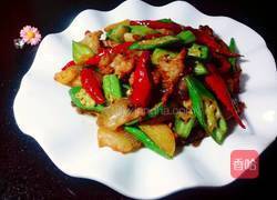 五花肉炒秋葵的做法图解10