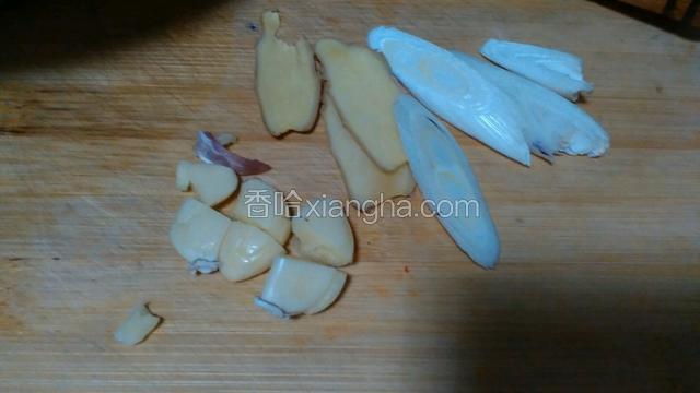 葱姜蒜切片