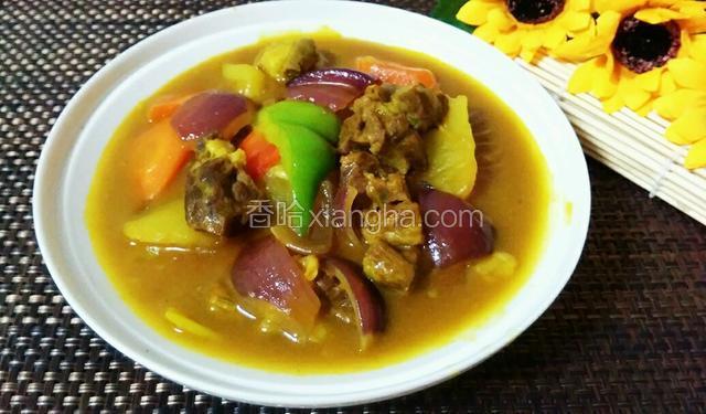 咖喱土豆炖牛腩