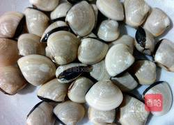 爆炒白贝的做法图解1