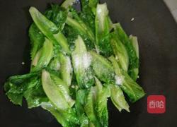 蒜蓉炒生菜的做法图解3