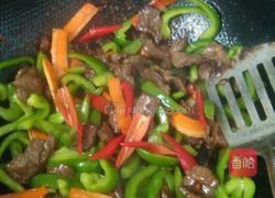 青椒炒牛腱子肉的做法图解10