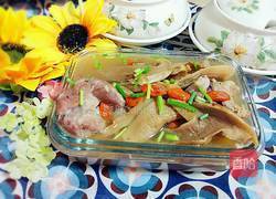 松茸排骨汤的做法图解1