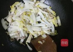 白菜肉丝炒年糕的做法图解8