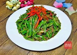 豆角炒肉的做法图解12