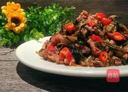 咸菜炒肉末的做法图解7
