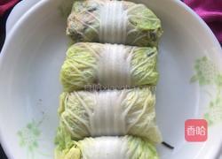 白菜猪肉卷的做法图解3
