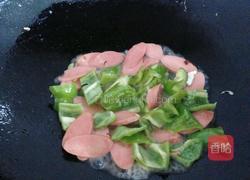 尖椒火腿炒鸡蛋的做法图解9