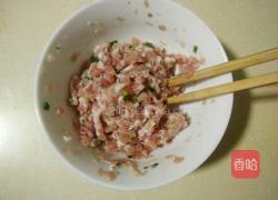 肉馅酿苦瓜的做法图解5